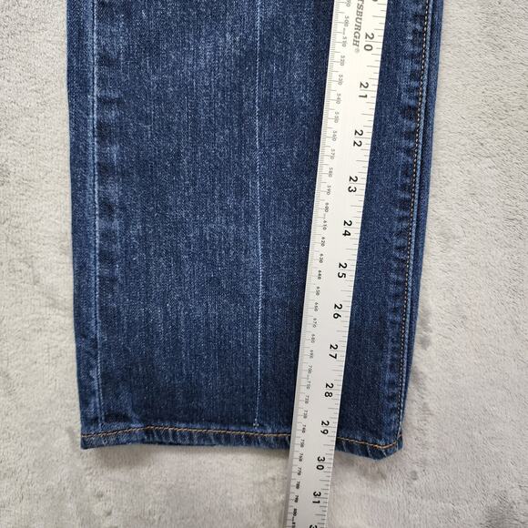 Old Navy Jeans Womens 8 SHORT Blue The Flirt Mid Rise Boot Cut Stretch Casual - Picture 14 of 16